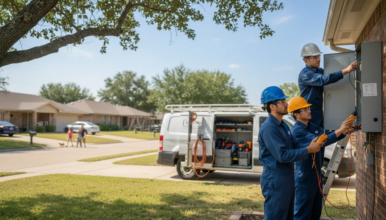 Certified electrician providing emergency electrical services in Silver City, IA